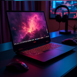 BasiliskBoost Pro Gaming Notebook