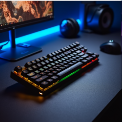 AeroKey Pro - Gaming Keyboard with Aircraft-Grade Aluminum Frame
