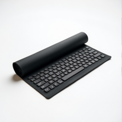 FlexiType Roll-Up Silicone Keyboard